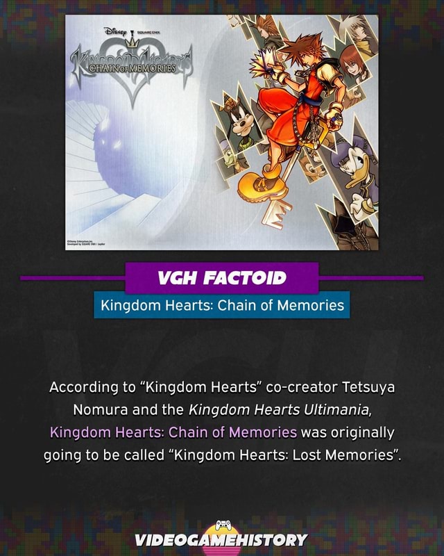 Vgh Factoid Kingdom Hearts Chain Of Memories According To Kingdom