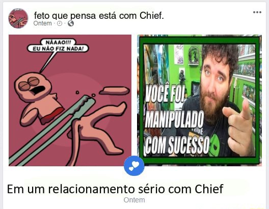 Feto que pensa está Chief Ontem Em um relacionamento sério