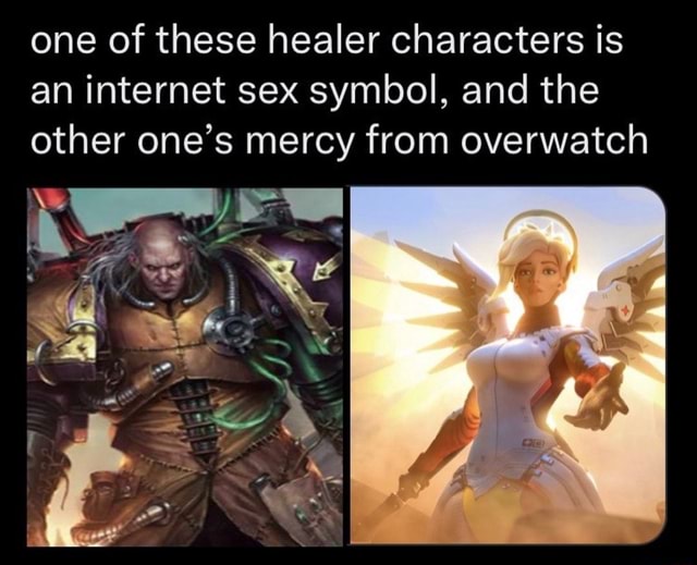 One Of These Healer Characters Is An Internet Sex Symbol And The Other