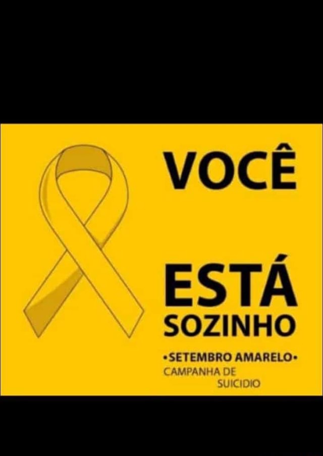 VOCÊ ESTÁ SOZINHO SETEMBRO AMARELO iFunny Brazil