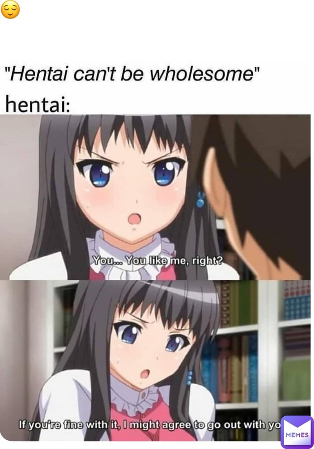 Hentai Cant Be Wholesome Hentai It Out IFunny