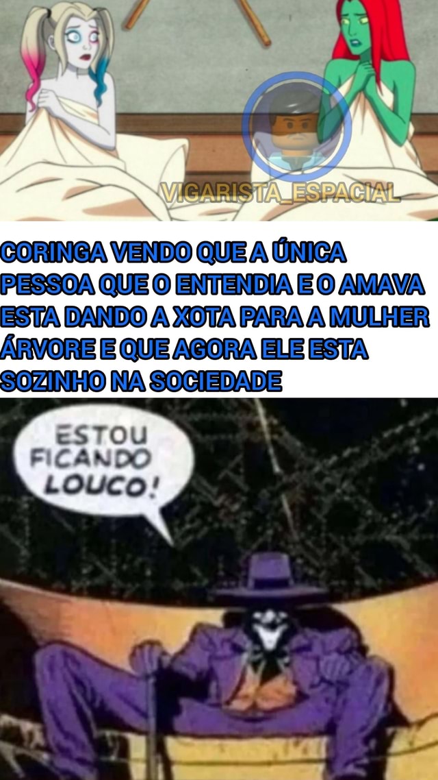 Dl CORINGA VENDO QUE A ÚNICA PESSOA QUE O ENTENDIA E O AMAVIA ESTA