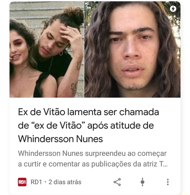 Ex De Vit O Lamenta Ser Chamada De Ex De Vit O Ap S Atitude De