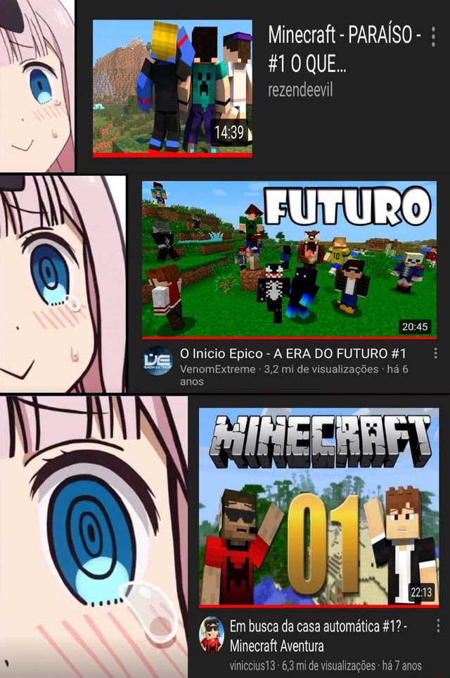 Minecraft Para So Rezendeevil Futuro O Inicio Epico A Era Do