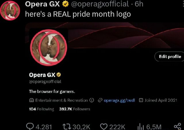 Opera GX Operagxofficial Here S A REAL Pride Month Logo Edit