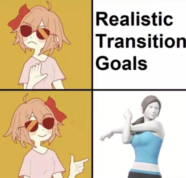 Eggirl Realistic Transition Goals IFunny