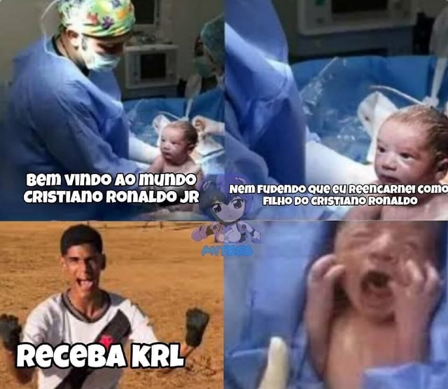 Bem Vindo Ao Mundo Cristiano Ronaldo Jr Do Cristiano Ronaldo Receba Krl