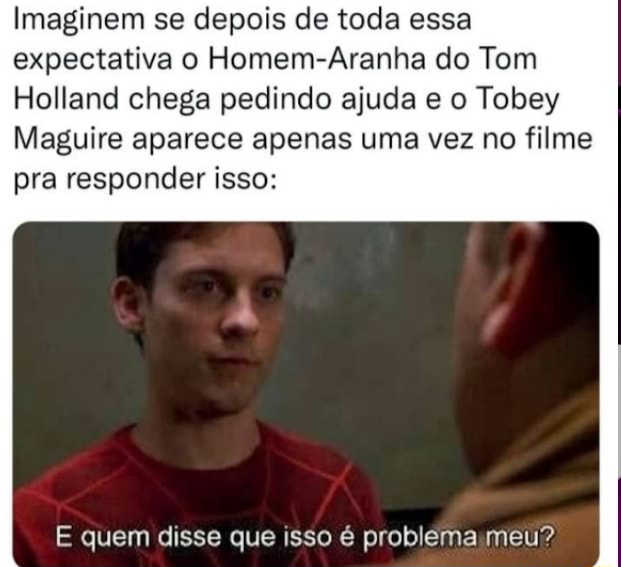 Imaginem Se Depois De Toda Essa Expectativa O Homem Aranha Do Tom