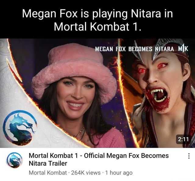 Megan Fox Is Playing Nitara In Mortal Kombat 1 MEGAN FOX BEWIMES