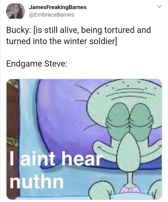 Bucky Is Still Alive Being Tortured And Turned Into The Winter