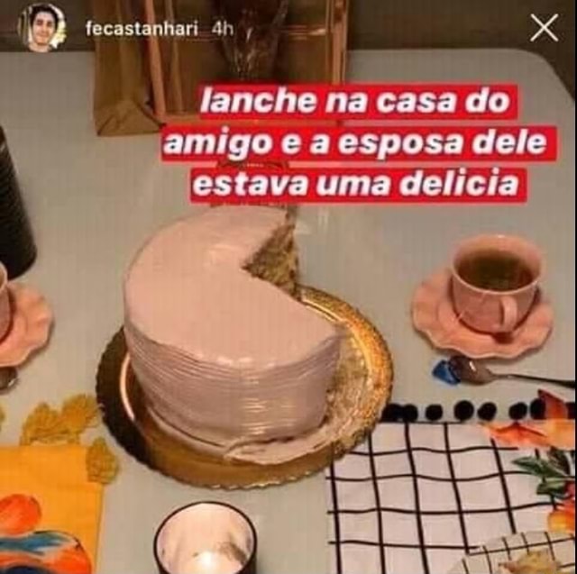 Fecastanhari Ah Lanche Na Casa Do Amigo E Esposa Dele Estava Uma