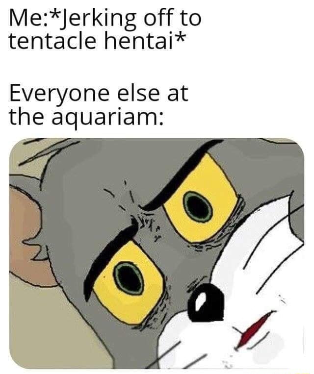 Me Jerking Off To Tentacle Hentai Everyone Else At The Aquariam IFunny