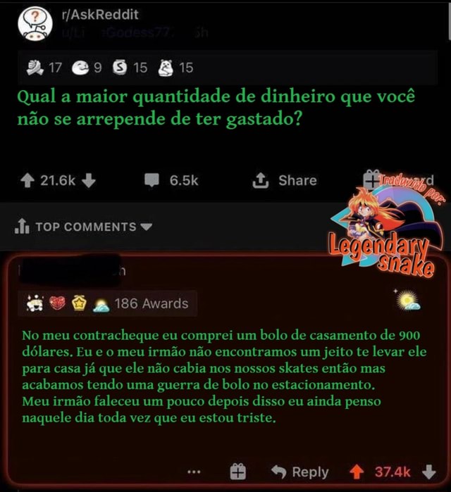 Qual A Maior Quantidade De Dinheiro Que Voc N O Se Arrepende De