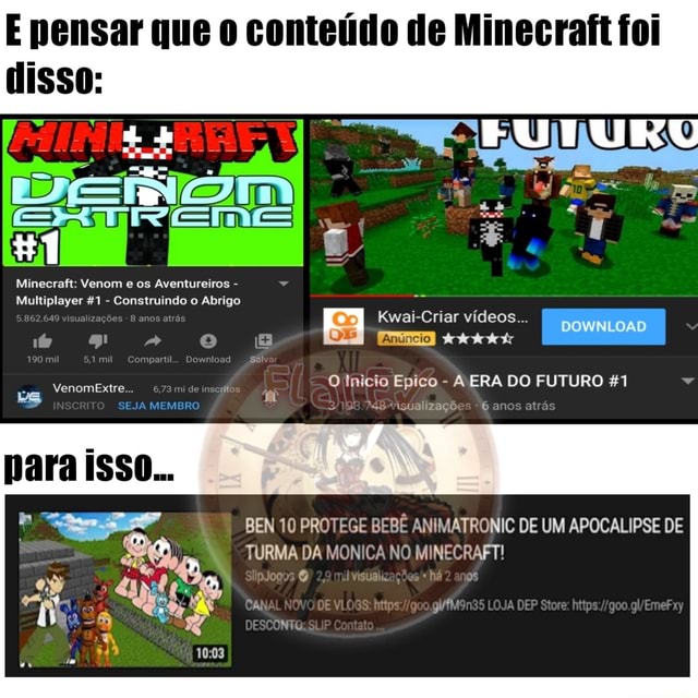 Minecraft Venom E Os Aventureiros V Multiplayer Construindo O