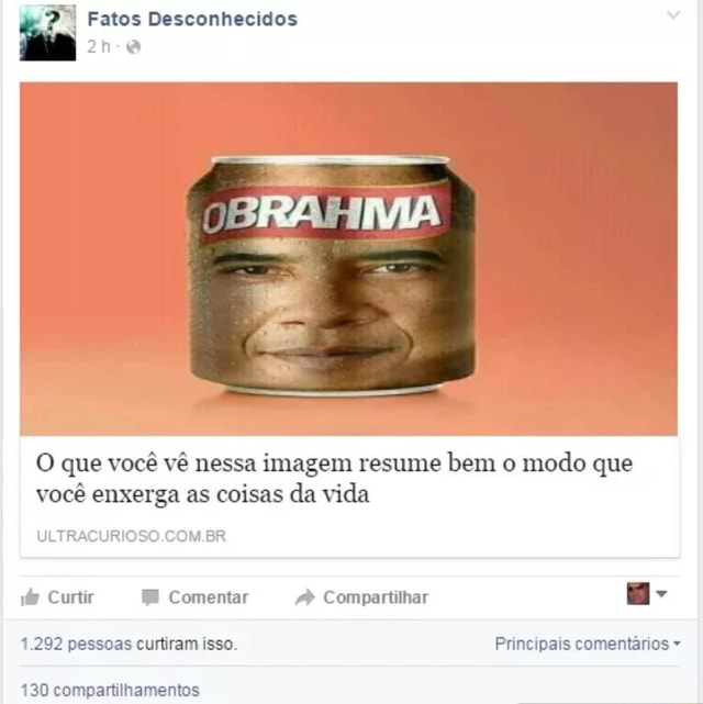 Fatos Desconhecidos H O Que Voc V Nessa Imagem Resume Bem O Modo