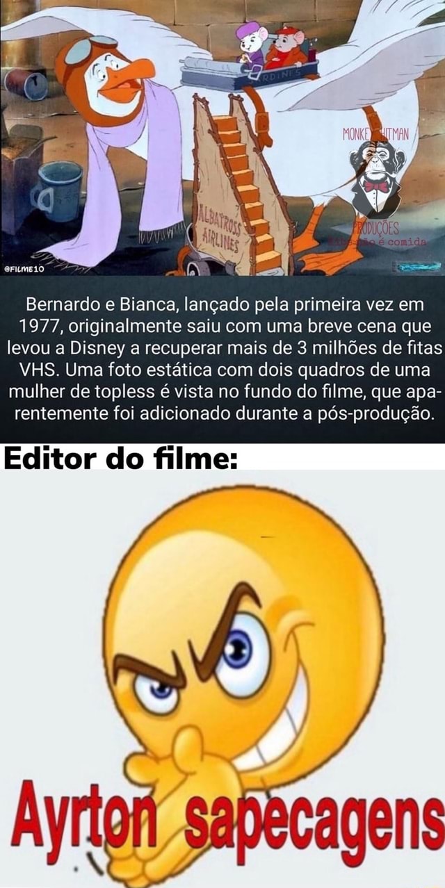 Bernardo E Bianca Lan Ado Pela Primeira Vez Em Originalmente