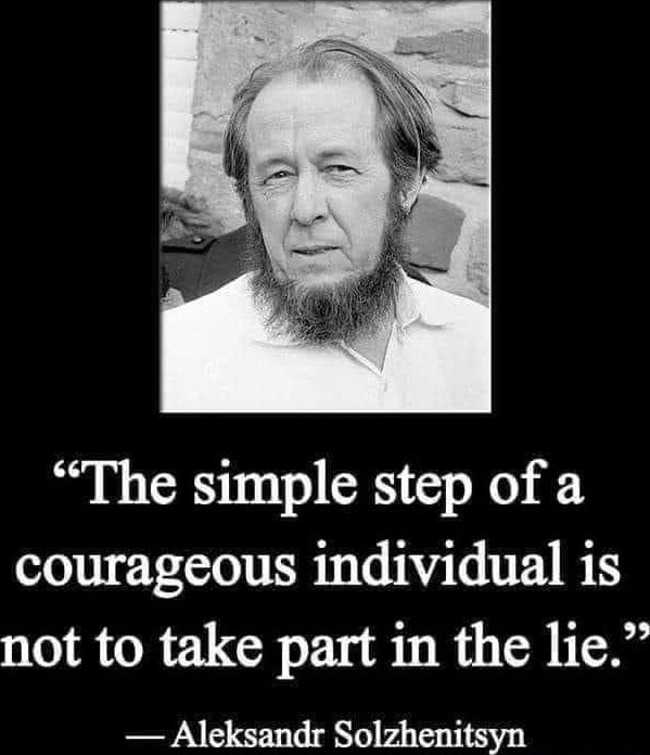 The Simple Step Of A Courageous Individual Is Not To Take Part In The