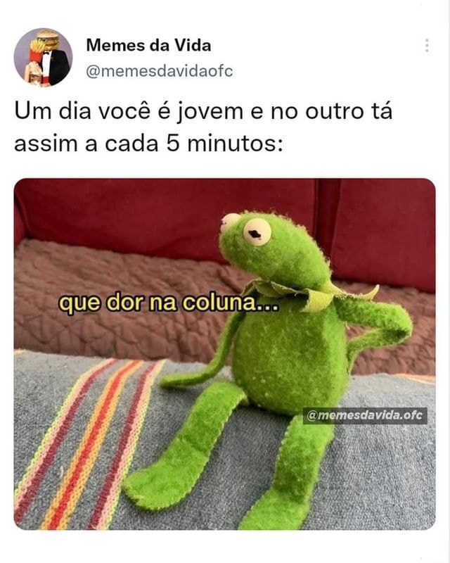 Memes Da Vida Um Dia Voc Jovem E No Outro T Assim A Cada Minutos