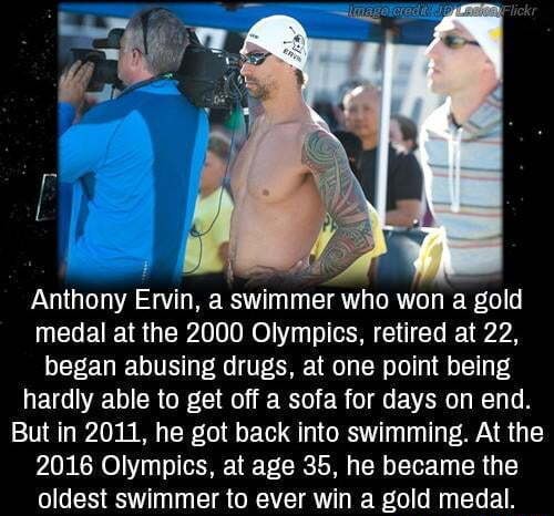 Anthony Ervin A Swimmer Who Won A Gold Medal At The Olympics