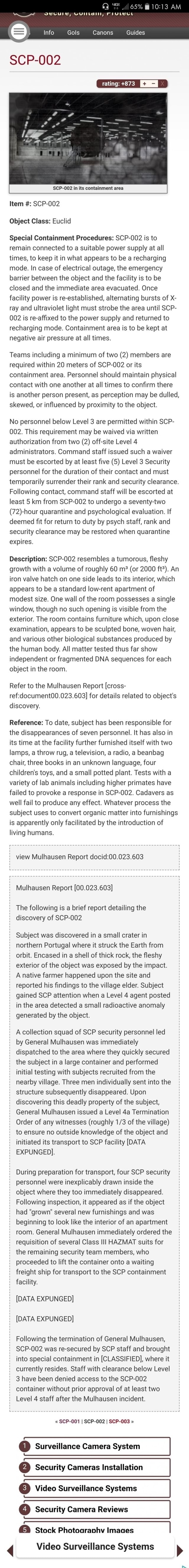 Scp Item Scp Ooz Object Class Euclid Special Containment