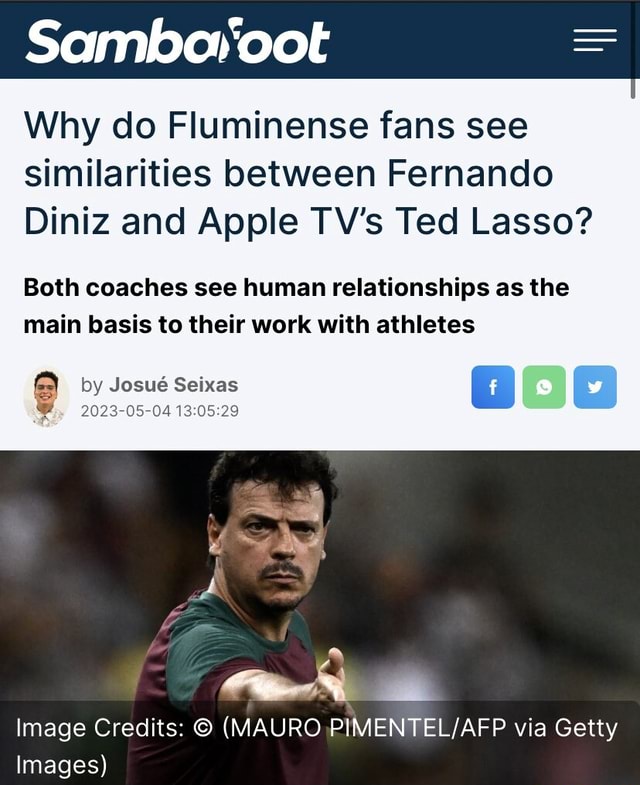 Sambor Oot Why Do Fluminense Fans See Similarities Between Fernando