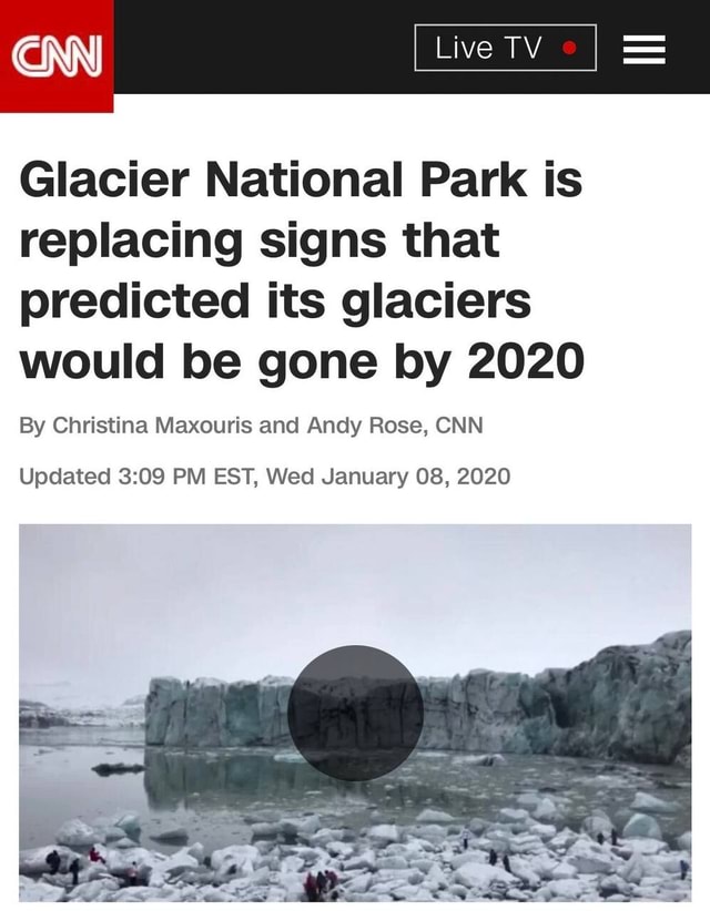 Glacier National Park Is Replacing Signs That Predicted Its Glaciers