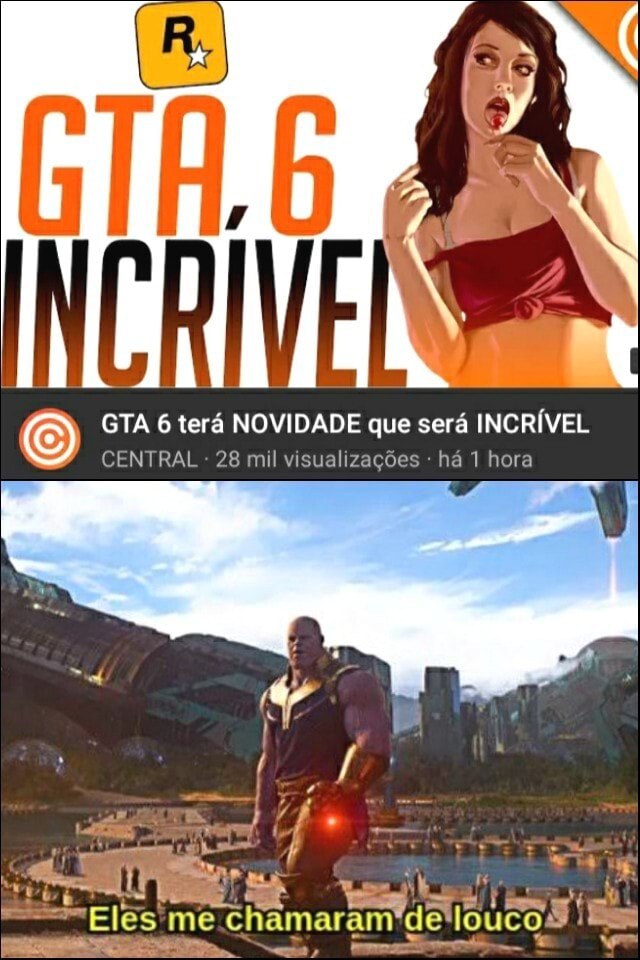 GTA 6 terá NOVIDADE que será INCRÍVEL CENTRAL 28 mil visualizações há 1