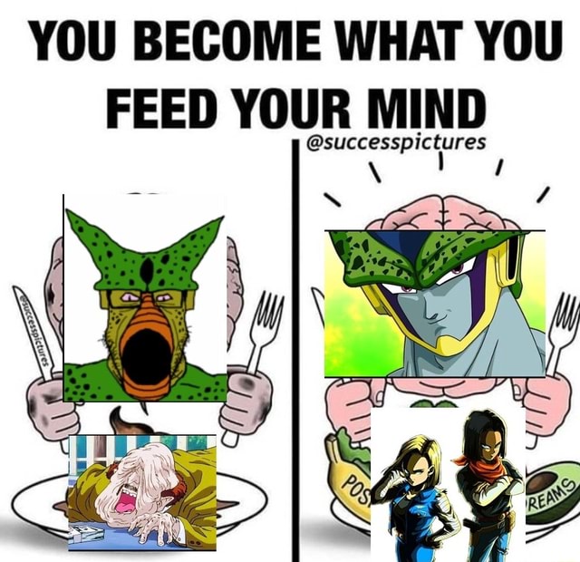 YOU BECOME WHAT YOU FEED YOUR MIND Successpictures IFunny