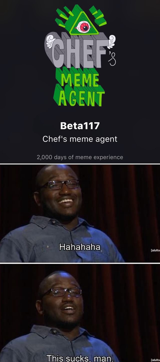 Ne Th Meme Agent Beta Chef S Meme Agent Days Of Meme