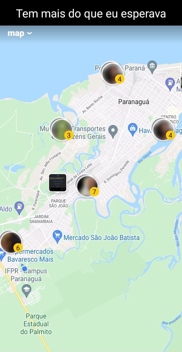 Tem Mais Do Que Eu Esperava Map Pc Paran Al Paranagu Dentro Jag Pico