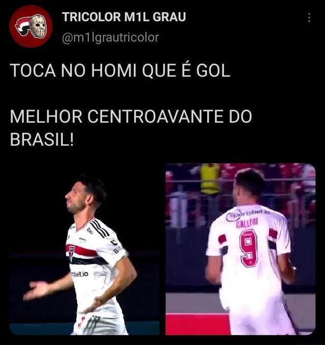 Tricolor Grau Toca No Homi Que Gol Melhor Centroavante Do Brasil