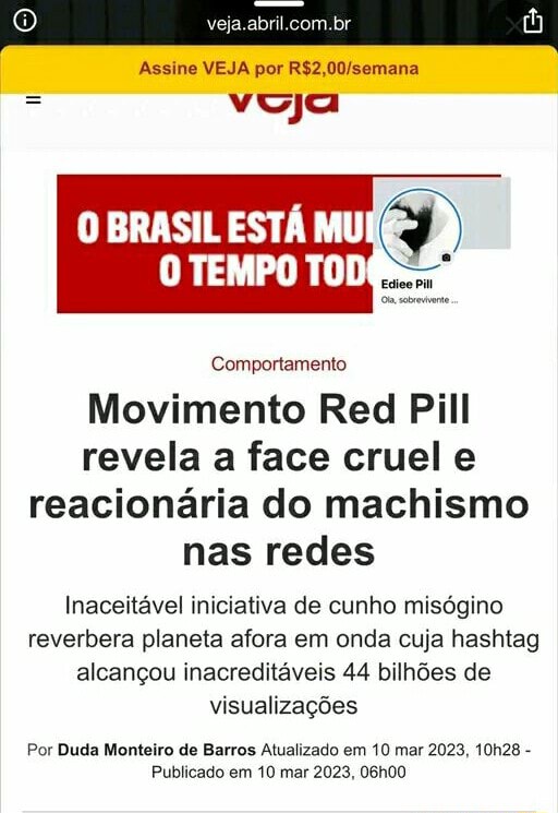 Br Assine Veja Por Voja Brasil Est Tempo Comportamento Movimento