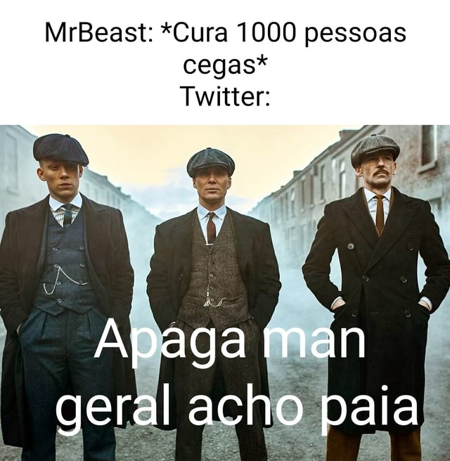 MrBeast Cura 1000 Pessoas Cegas Twitter Apaga Man Geral Acho Paia