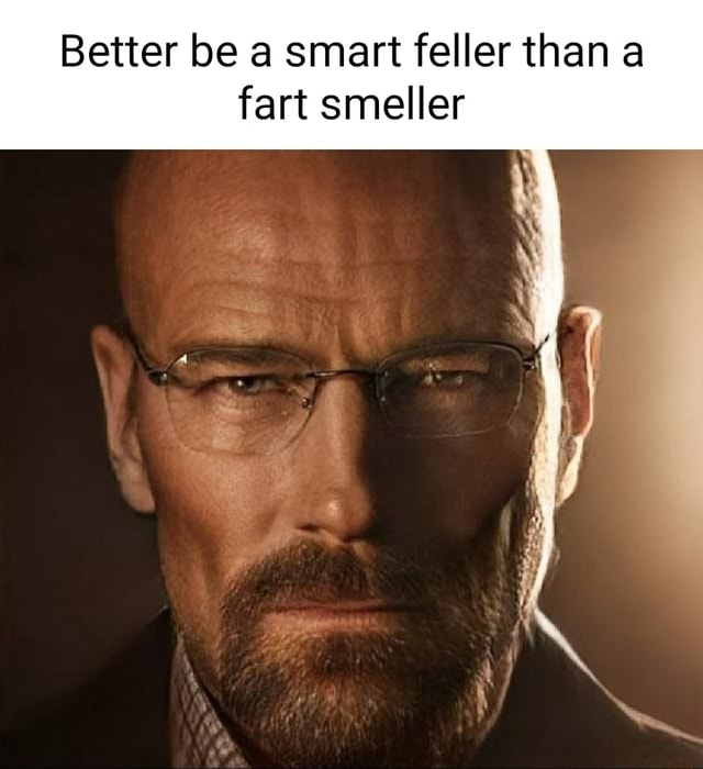 Better Be A Smart Feller Than A Fart Smeller Ifunny