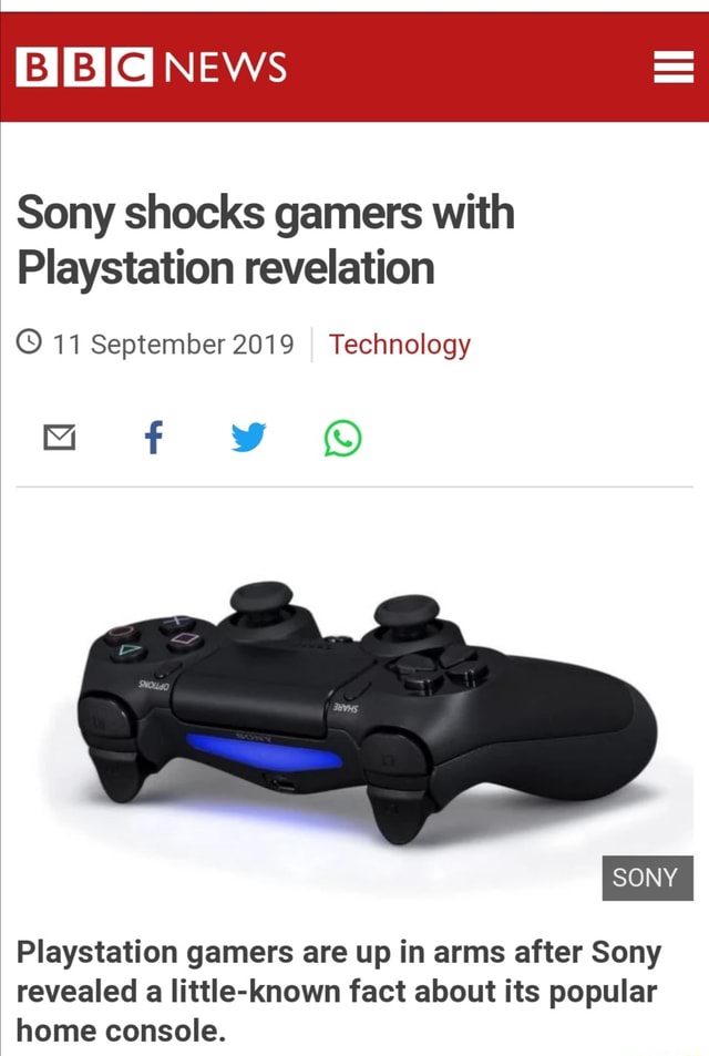 Bbc Does Clickbait Now News Sony Shocks Gamers With Playstation