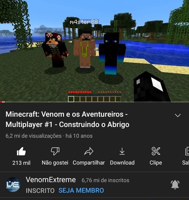 Iiiitita Minecraft Venom E Os Aventureiros Multiplayer