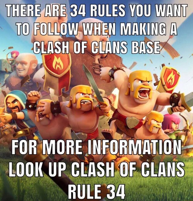 There Are Rules You Want To Follow When Making A Clash Of Clans Base