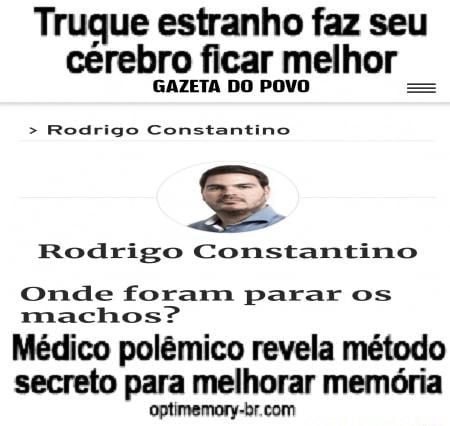 Truque estranho faz seu cérebro ficar melhor I GAZETA DO POVO Rodrigo