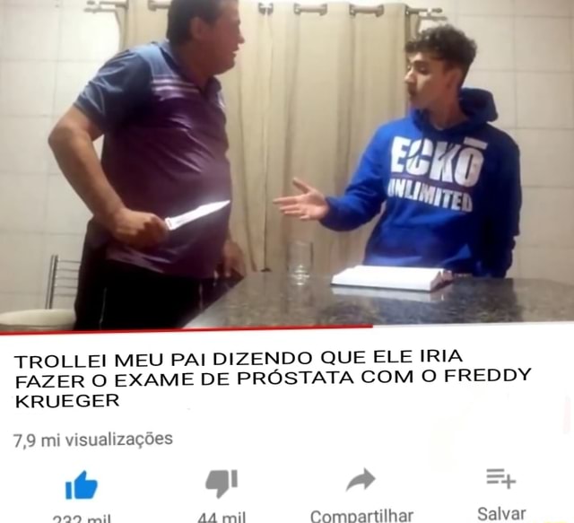 Trollei Meu Pai Dizendo Que Ele Iria Fazer O Exame De Pr Stata O