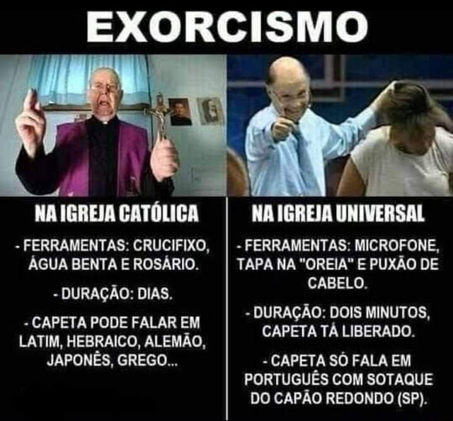 Exorcismo Na Igreja Cat Lica Na Igreja Universal Ferramentas