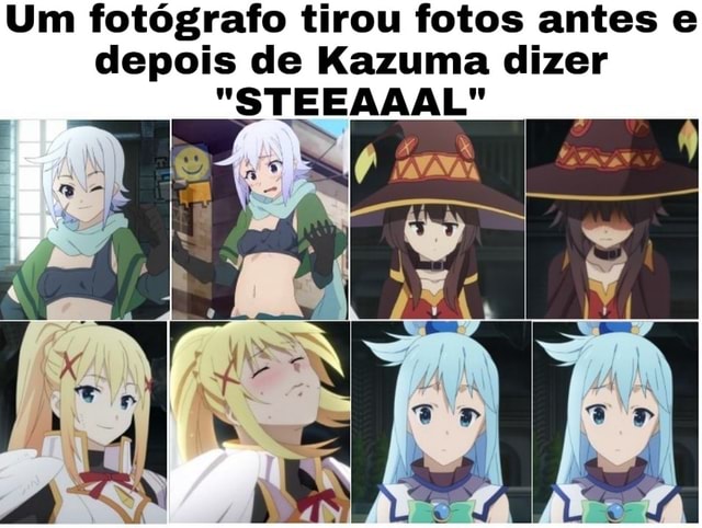 Um fotógrafo tirou fotos antes e depois de Kazuma dizer iFunny Brazil