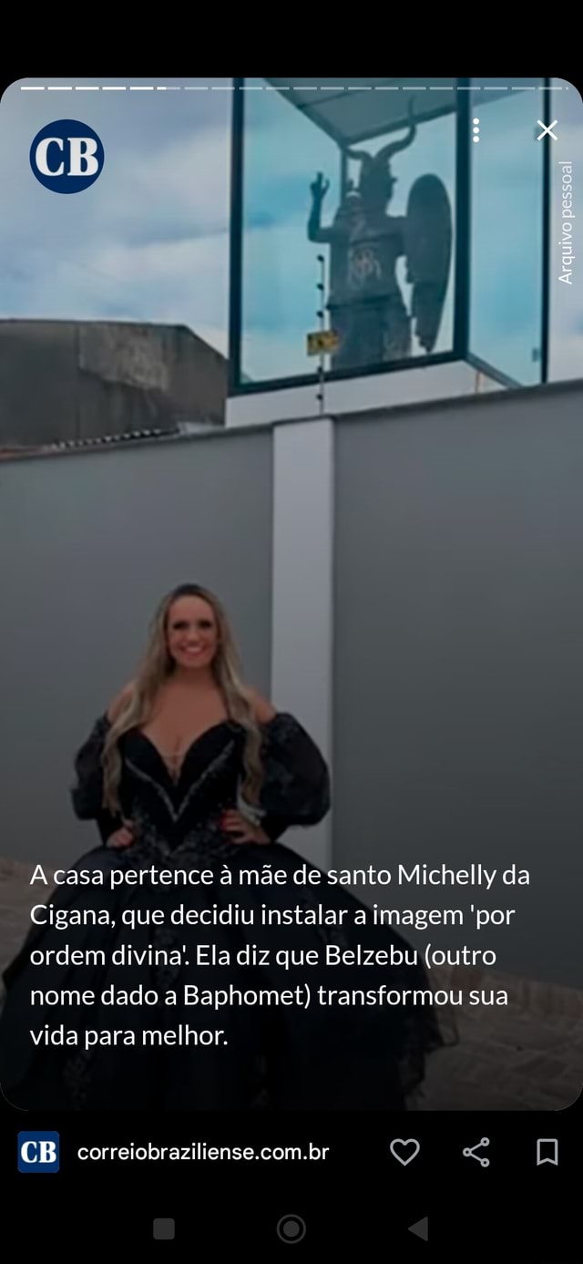 A Casa Pertence M E De Santo Michelly Da Cigana Que Decidiu Instalar