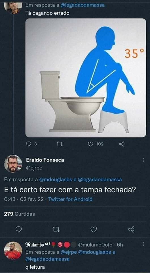 Em Resposta A Massa T Cagando Errado Eraldo Fonseca Qejrpe Em Resposta