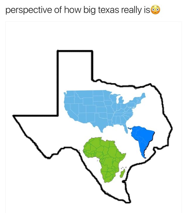 Perspective of how big texas really isé