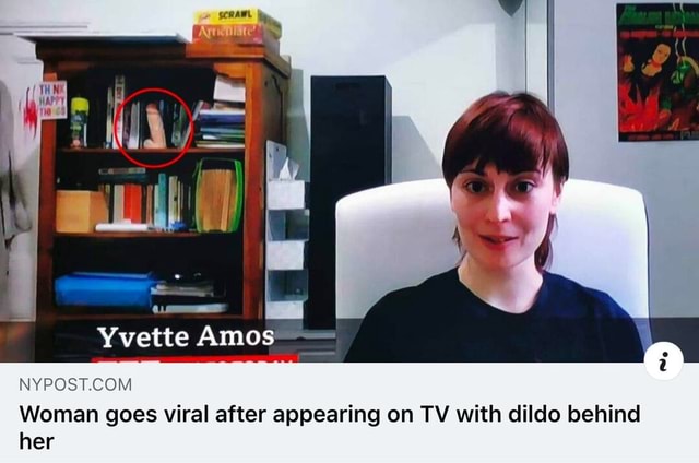 Yvette Amos Woman Goes Viral After Appearing On TV With Dildo Behind