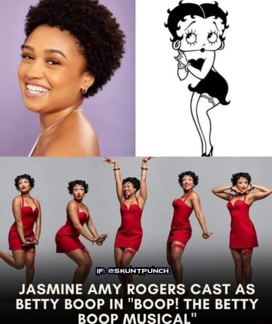 If Skuntpunch Jasmine Amy Rogers Cast As Betty Boop In Boop The