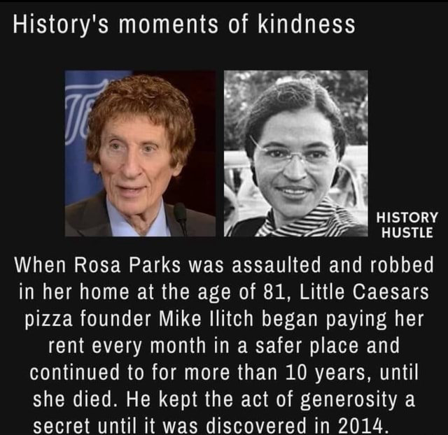 History S Moments Of Kindness History Hustle When Rosa Parks Was