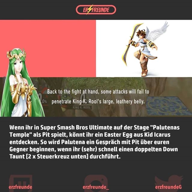 Wenn Ihr In Super Smash Bros Ultimate Auf Der Stage Palutenas Temple