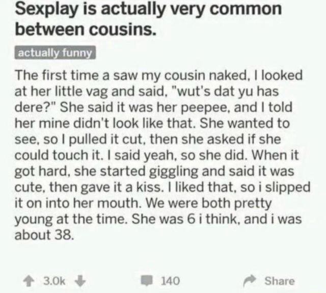 Sexplay Is Actually Very Common Between Cousins Actually Funny The