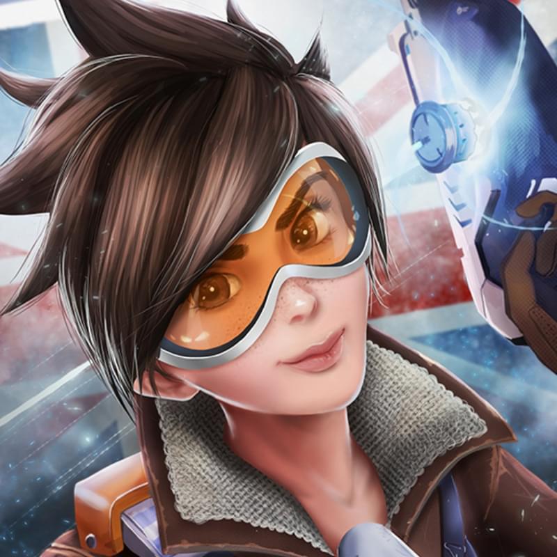 Overwatch tracer animated